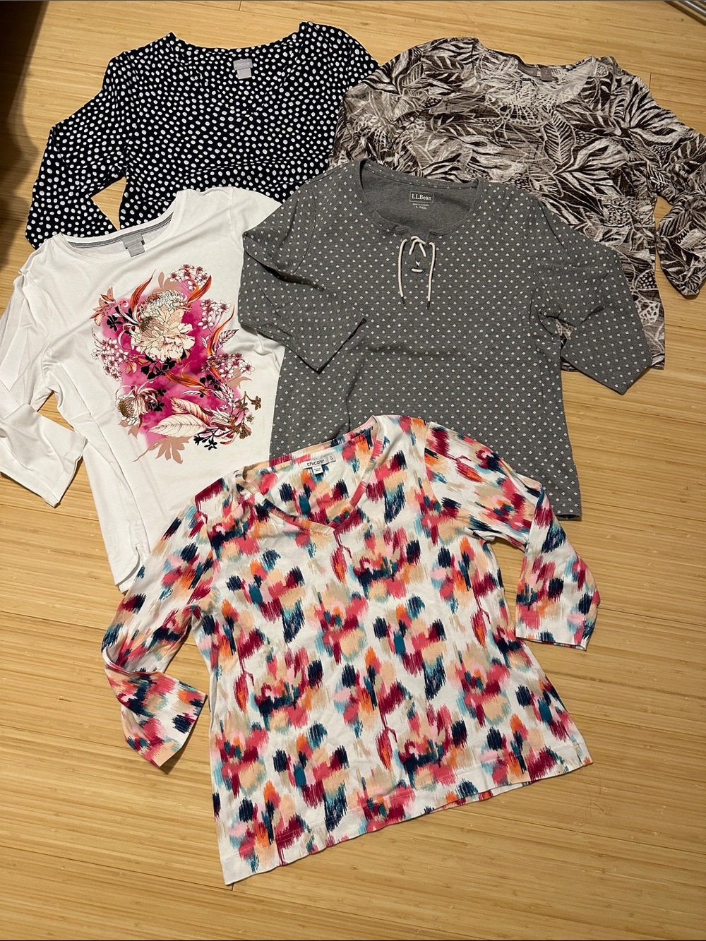 Bundle women’s mixed brand 3/4 sleeve tops